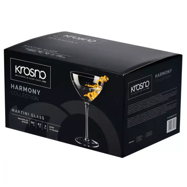 Kieliszki do martini Krosno Harmony 340 ml opakowanie